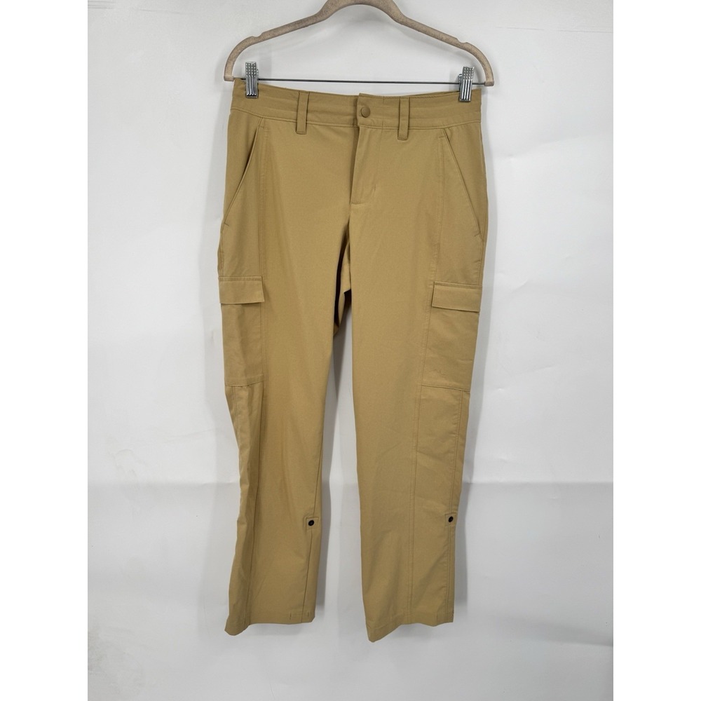 L.L Bean Khaki Mountainside 4 Way Stretch Quick Dry Pant Women 6P Outdoor Hiking